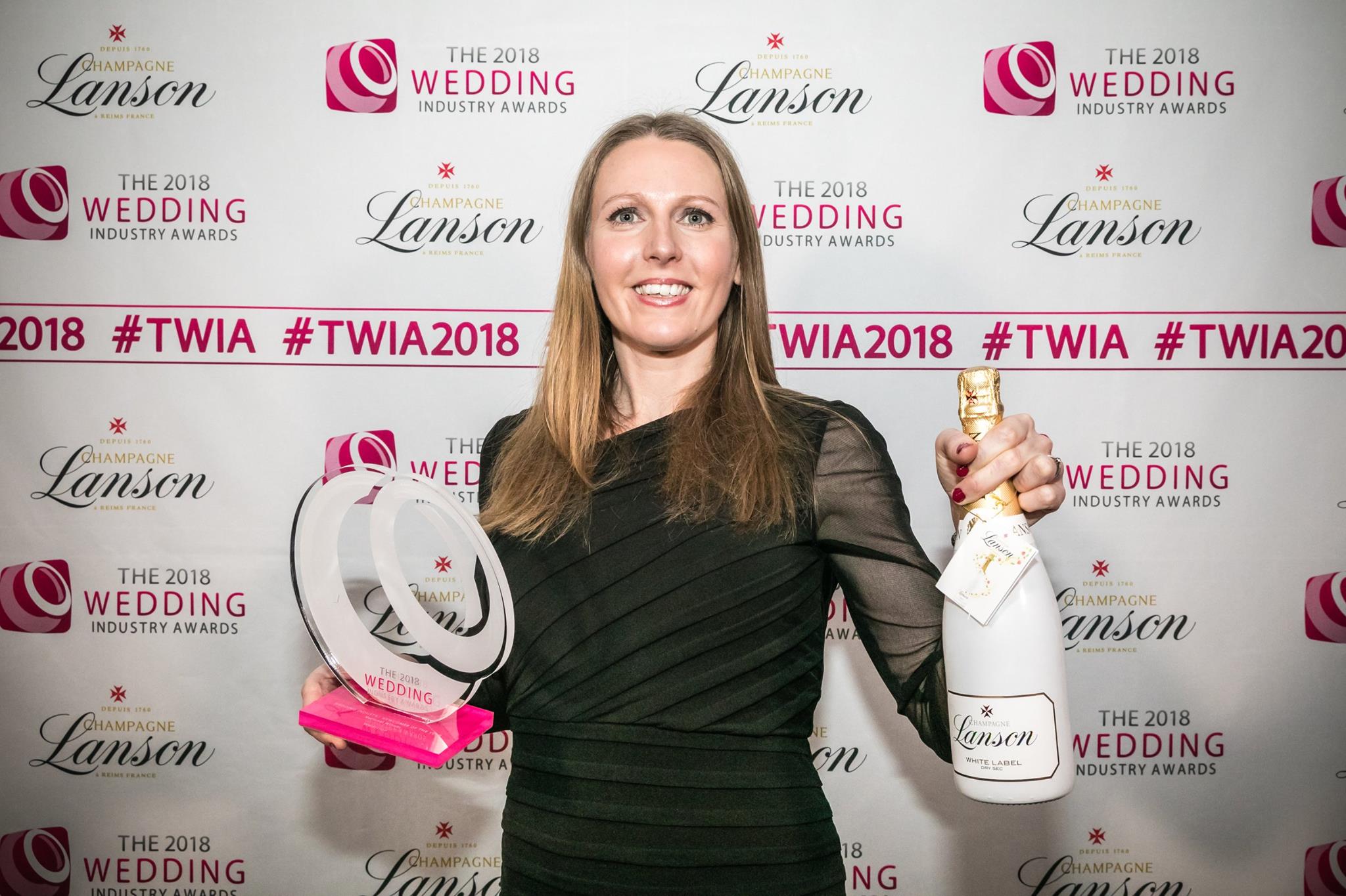 wedding industry awards, TWIA, best newcomer, 2018 wedding
