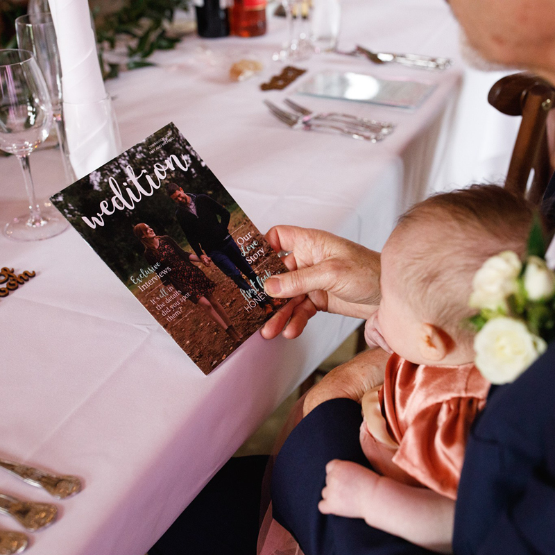 personalised wedding magazine