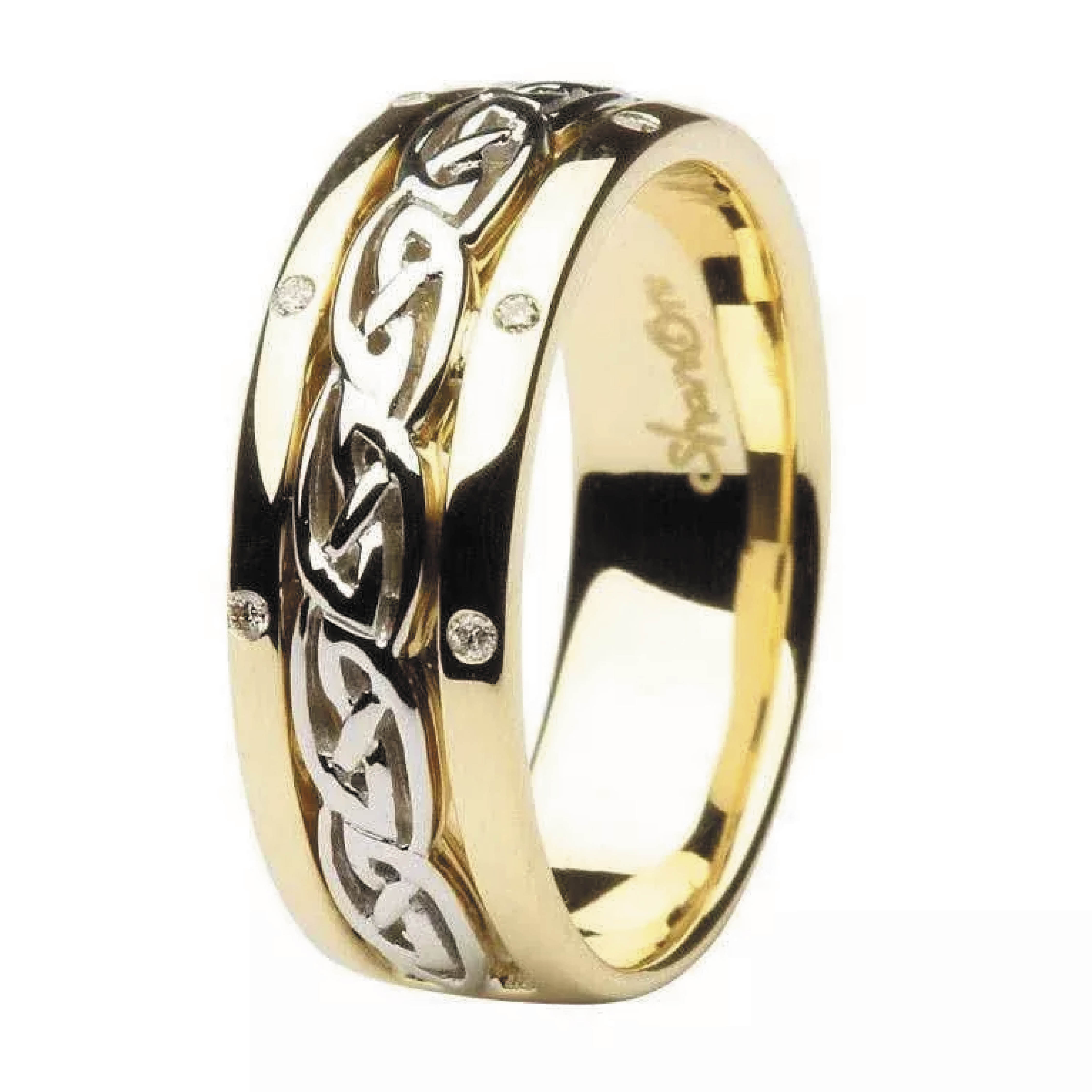 Complete Guide Celtic Wedding Rings yellow gold knot ring