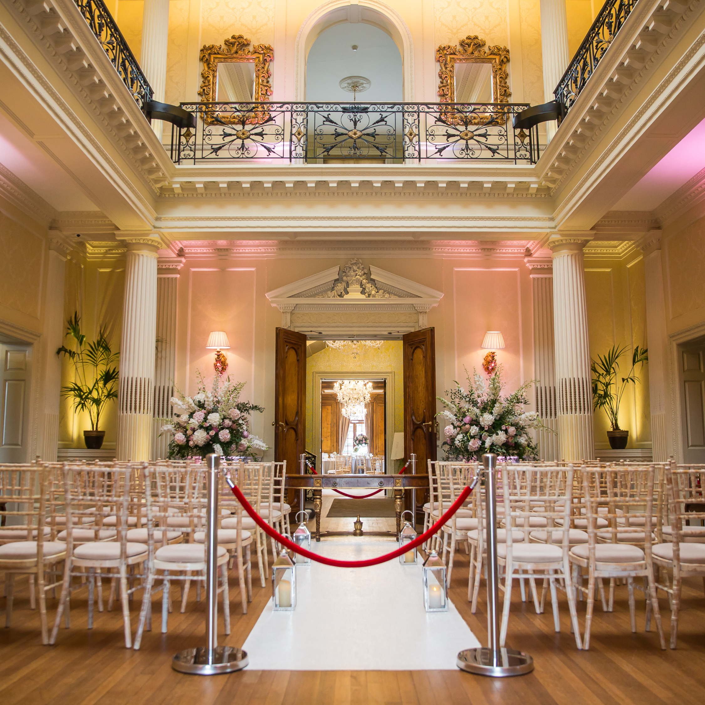 Hedsor House Augusta showcase recommended lighting hire