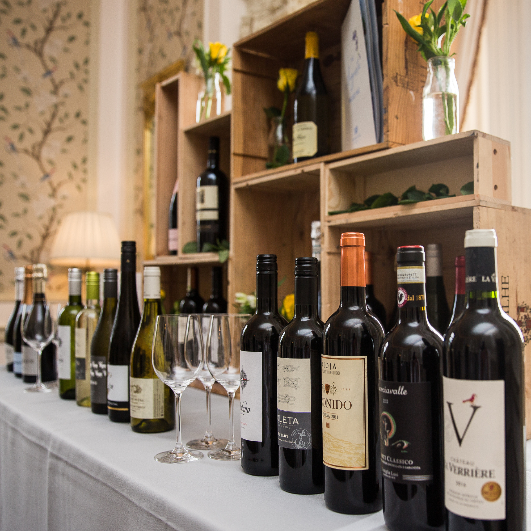 Hedsor House Augusta showcase recommended wine