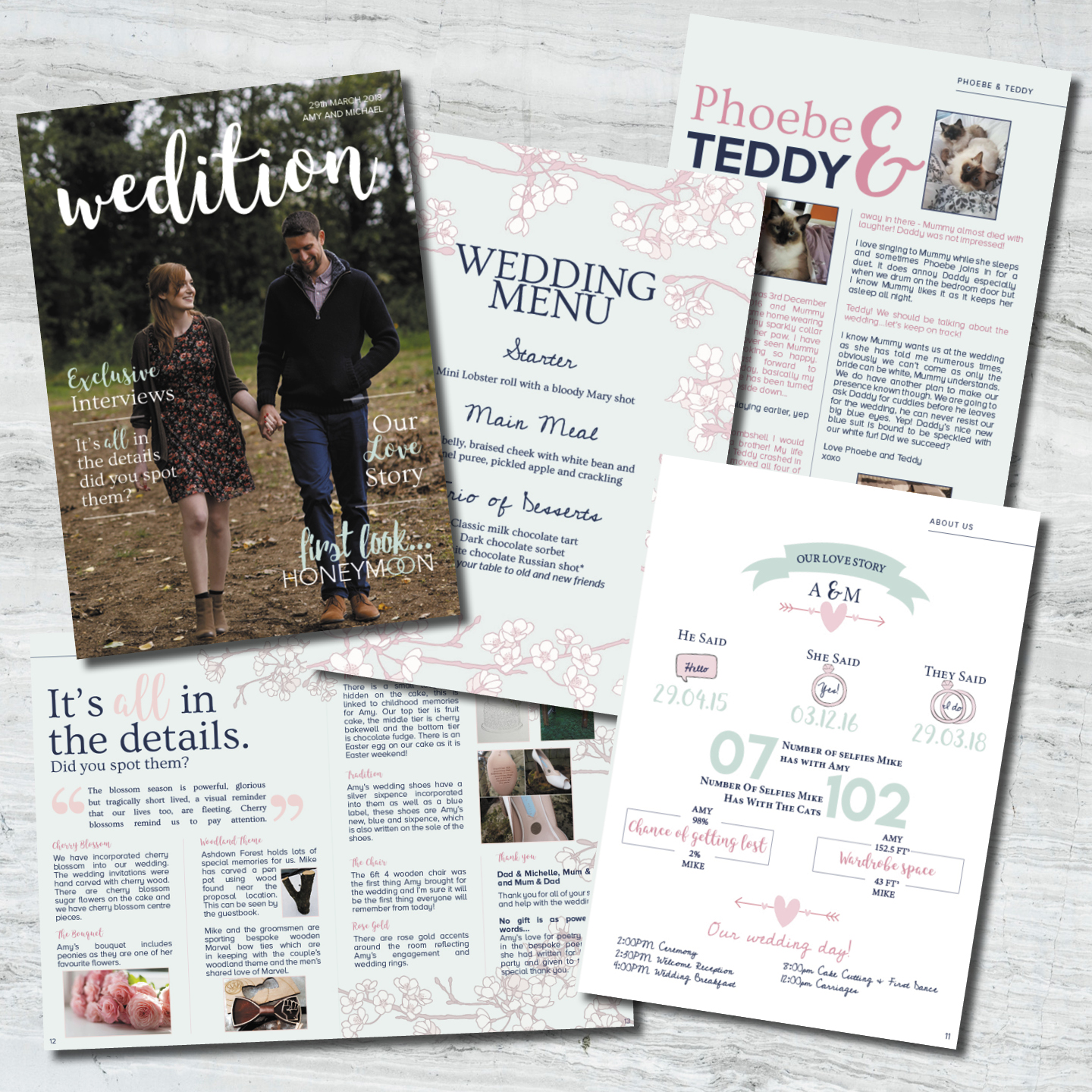 How do I plan a proposal, personalised wedding magazine