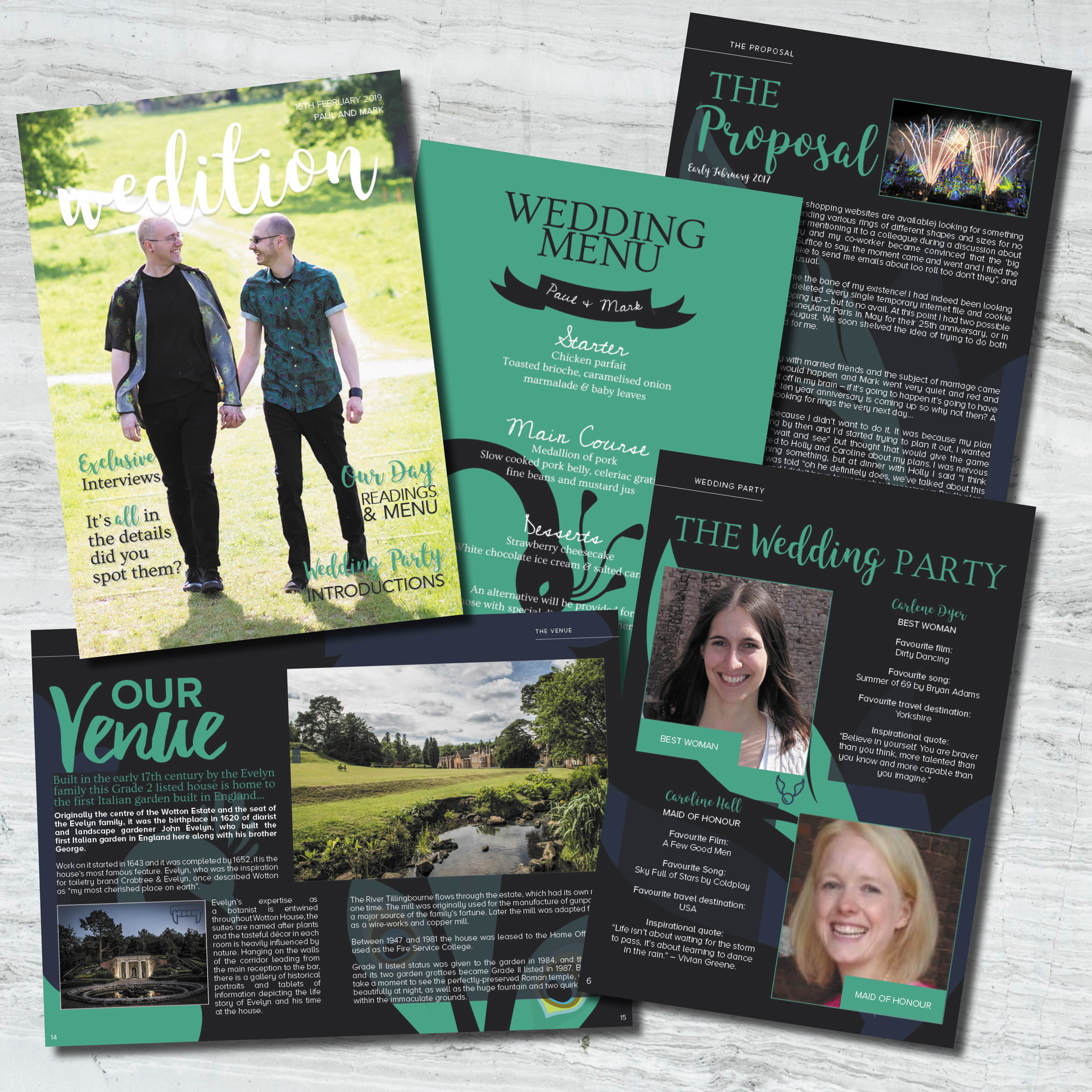 Ideas for That Perfect Alternative Wedding, personalised wedding magazine, best women