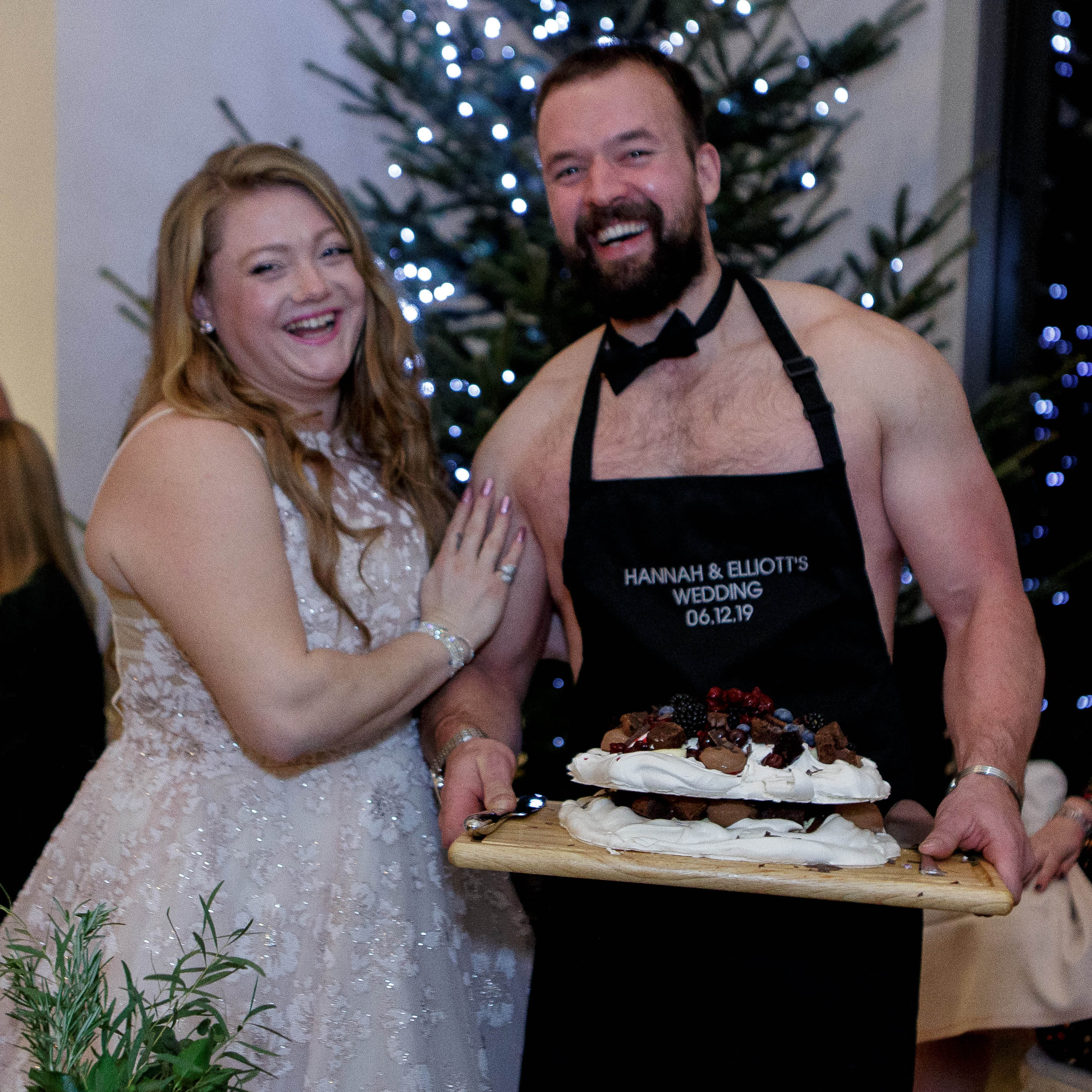 Ideas for That Perfect Alternative Wedding food, wedding butler in the buff