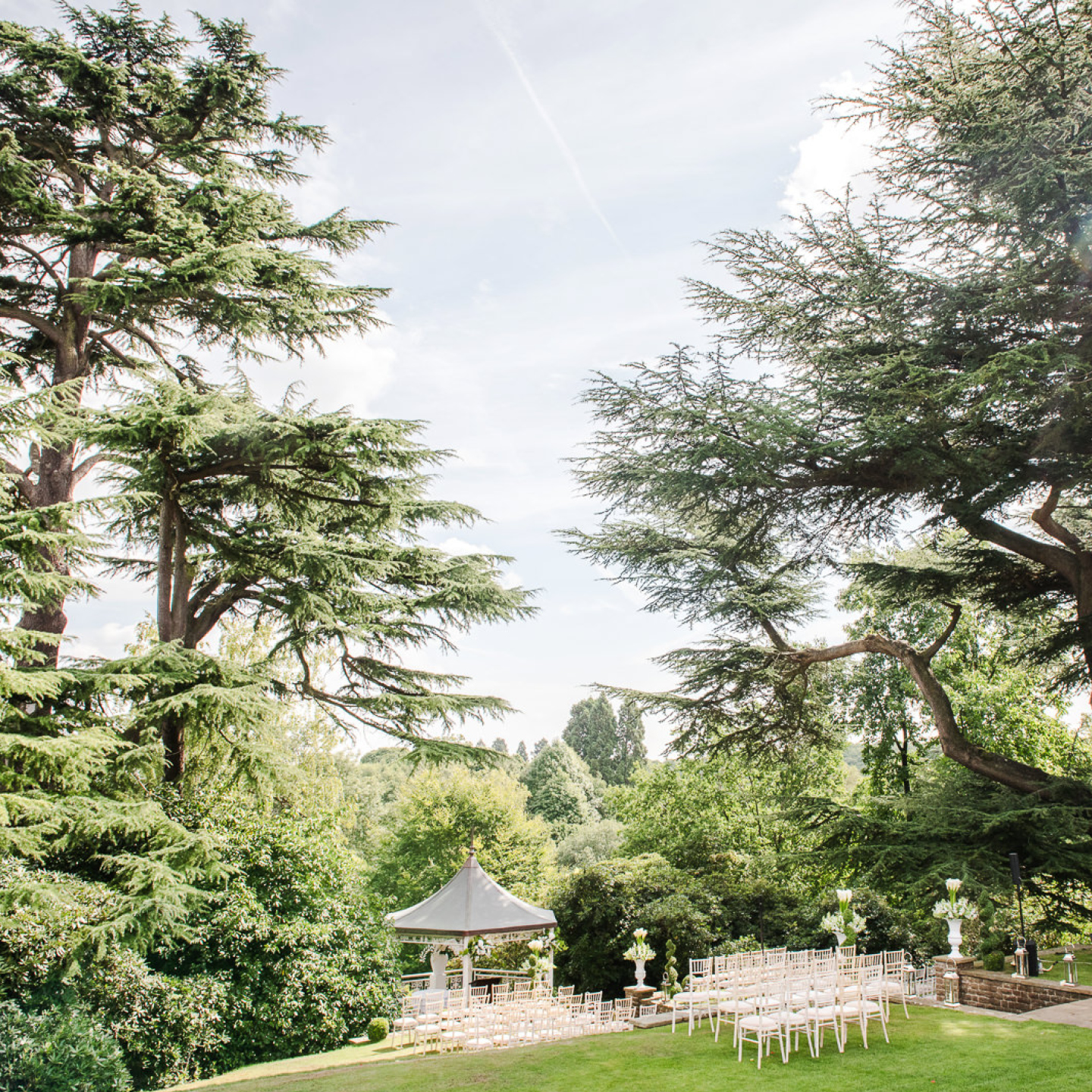 Pennyhill Park and Spa, outdoor weddings in Surrey