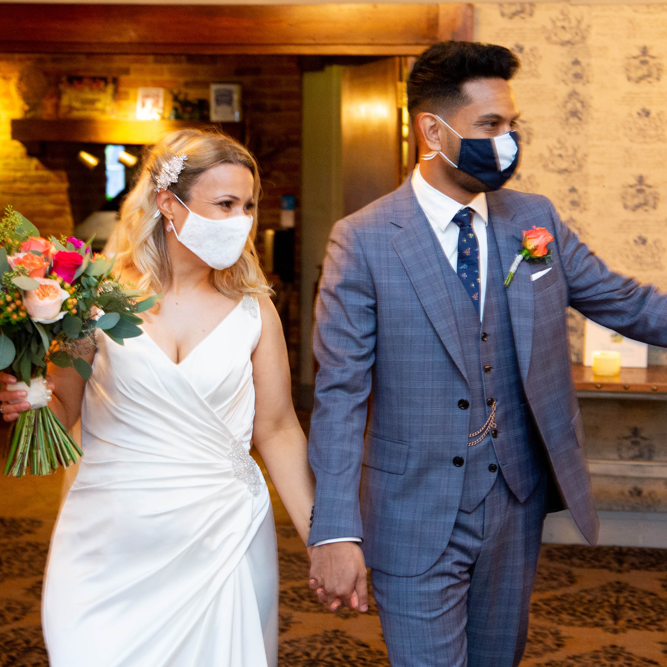 Things to Consider When Your Wedding Date is Affected by the Coronavirus, covid set up