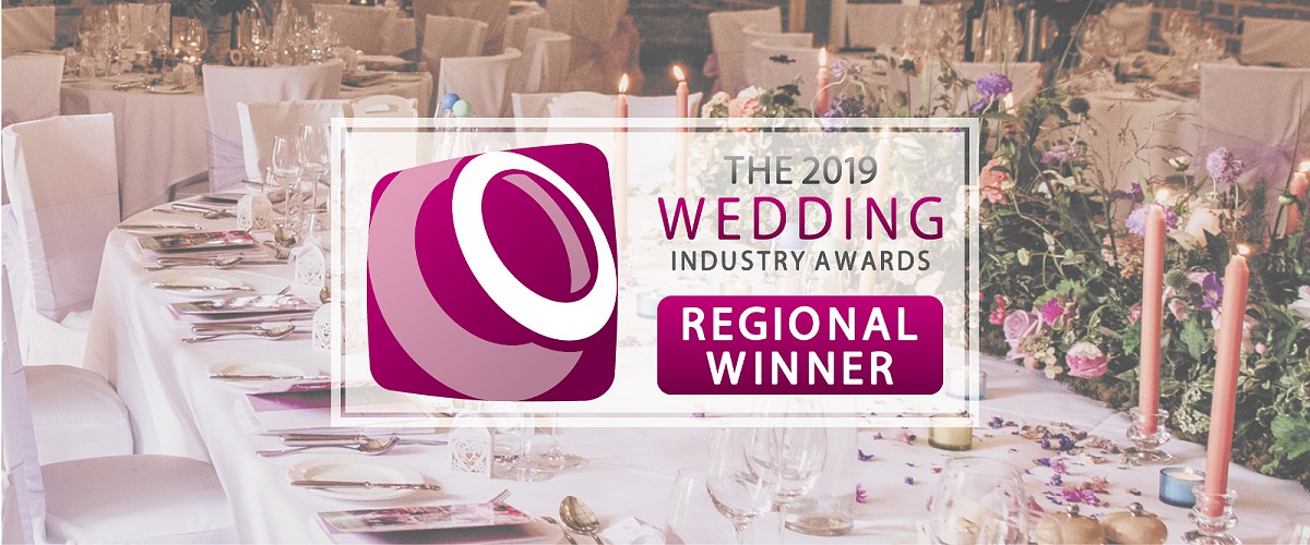 Regional Winner of The Wedding Industry Awards 2019