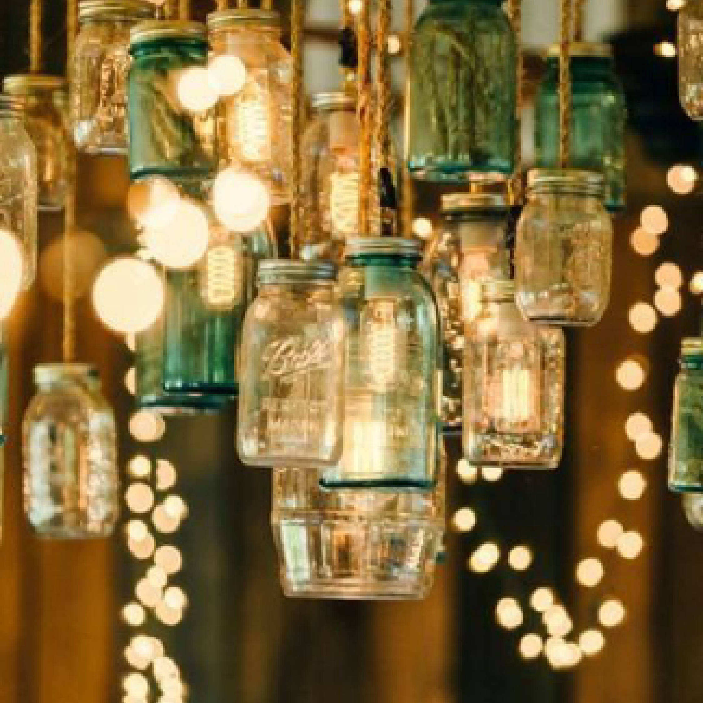 Wedding decorations with mason jars, mason jar hanging decorations, mason jar candles